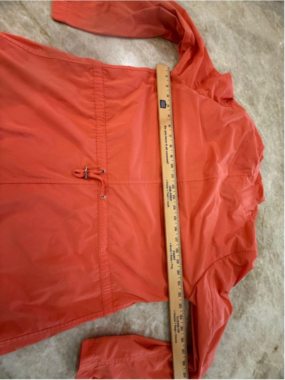Lafayette 148 New York Coral rain wind breaker hooded Jacket Size L - Picture 13 of 14